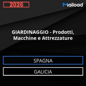 Database Email GIARDINAGGIO – Prodotti, Macchine e Attrezzature (Galicia – Spagna)