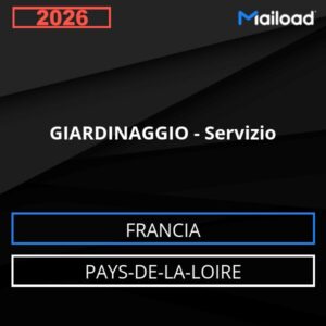Database Email GIARDINAGGIO – Servizio (Pays-de-la-Loire – Francia)