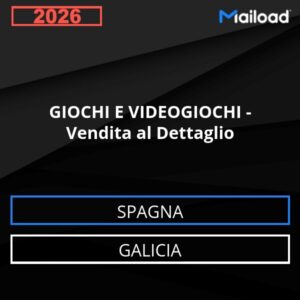 Database Email GIOCHI E VIDEOGIOCHI – Vendita al Dettaglio (Galicia – Spagna)