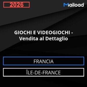 Database Email GIOCHI E VIDEOGIOCHI – Vendita al Dettaglio (Île-de-France – Francia)