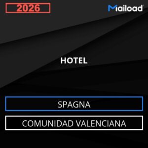 Base de datos de correo electrónico HOTEL ( Comunidad Valenciana – Spagna )