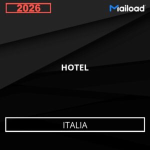 Base de Datos de Correo Electrónico HOTEL (Italia)