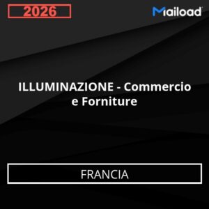 Base de Datos de Correo Electrónico ILLUMINAZIONE – Commercio e Forniture (Francia)