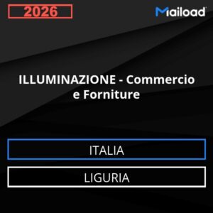 Base de datos de correo electrónico ILUMINACIÓN – Comercio Y Suministros ( Liguria - Italia)