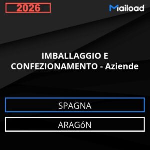 Database Email IMBALLAGGIO E CONFEZIONAMENTO – Aziende (Aragón – Spagna)