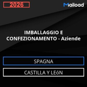 Database Email IMBALLAGGIO E CONFEZIONAMENTO – Aziende (Castilla y León – Spagna)