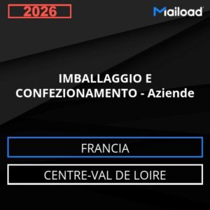 Database Email IMBALLAGGIO E CONFEZIONAMENTO – Aziende (Centre-Val de Loire – Francia)