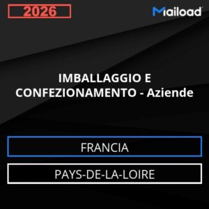 Database Email IMBALLAGGIO E CONFEZIONAMENTO – Aziende (Pays-de-la-Loire – Francia)