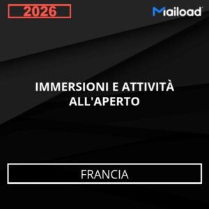 Database Email IMMERSIONI E ATTIVITÀ ALL’APERTO (Francia)