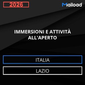 Database Email IMMERSIONI E ATTIVITÀ ALL’APERTO (Lazio – Italia)