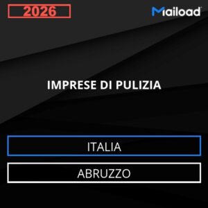 Base de datos de correo electrónico IMPRESE DI PULIZIA ( Abruzzo – Italia )