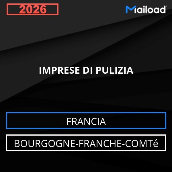 Email Database IMPRESE DI PULIZIA Bourgogne-Franche-Comté