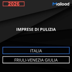 Base de datos de correo electrónico Empresas DE LIMPIEZA ( Friuli-Venezia Giulia - Italia)