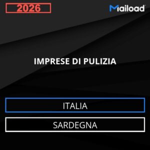Base de datos de correo electrónico IMPRESE DI PULIZIA ( Sardegna – Italia )