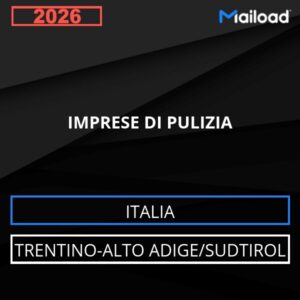 Base de datos de correo electrónico Empresas DE LIMPIEZA ( Trentino-Alto Adige/Sudtirol - Italia)