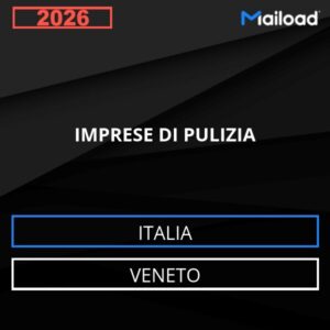 Base de datos de correo electrónico IMPRESE DI PULIZIA ( Veneto – Italia )