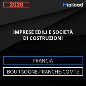 Database Email IMPRESE EDILI E SOCIETÀ DI COSTRUZIONI (Bourgogne-Franche-Comté – Francia)