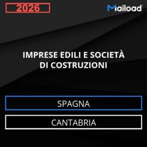 Base de datos de correo electrónico IMPRESE EDILI E SOCIETÀ DI COSTRUZIONI ( Cantabria – Spagna )