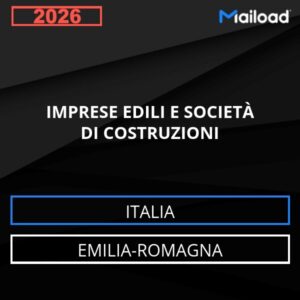 Base de datos de correo electrónico Empresas CONSTRUCTORES Y Empresas DE CONSTRUCCIONES ( Emilia-Romagna - Italia)