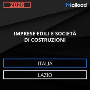 Base de datos de correo electrónico IMPRESE EDILI E SOCIETÀ DI COSTRUZIONI ( Lazio – Italia )