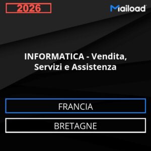 Database Email INFORMATICA – Vendita, Servizi e Assistenza (Bretagne – Francia)