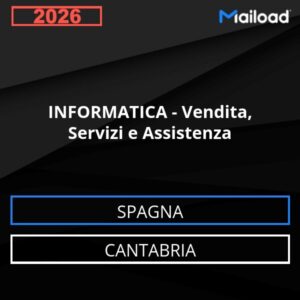 Database Email INFORMATICA – Vendita, Servizi e Assistenza (Cantabria – Spagna)