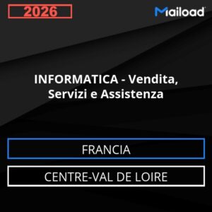 Database Email INFORMATICA – Vendita, Servizi e Assistenza (Centre-Val de Loire – Francia)