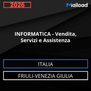Base de datos de correo electrónico INFORMÁTICA - Venta, Servicios Y Asistencia ( Friuli-Venezia Giulia - Italia)