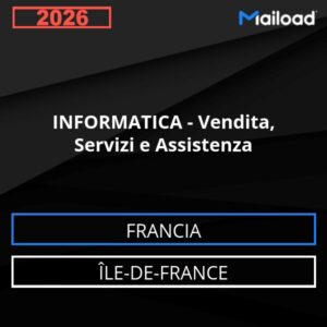 Database Email INFORMATICA – Vendita, Servizi e Assistenza (Île-de-France – Francia)