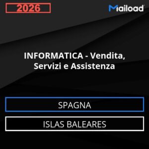Database Email INFORMATICA – Vendita, Servizi e Assistenza (Islas Baleares – Spagna)