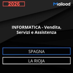 Database Email INFORMATICA – Vendita, Servizi e Assistenza (La Rioja – Spagna)