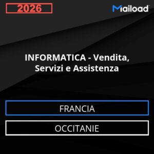 Database Email INFORMATICA – Vendita, Servizi e Assistenza (Occitanie – Francia)