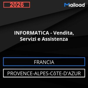 Database Email INFORMATICA – Vendita, Servizi e Assistenza (Provence-Alpes-Côte-d’Azur – Francia)