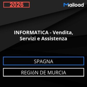 Database Email INFORMATICA – Vendita, Servizi e Assistenza (Región de Murcia – Spagna)