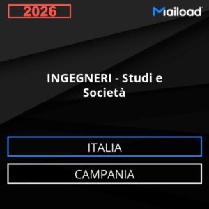 Base de datos de correo electrónico INGENIEROS – Consultas Y Empresas ( Campania - Italia)