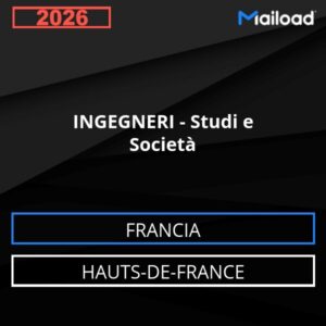 Database Email INGEGNERI – Studi e Società (Hauts-de-France – Francia)