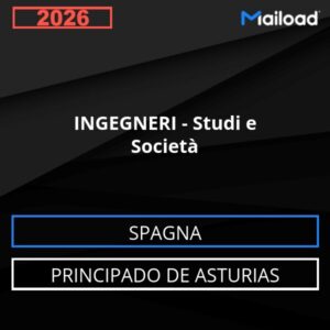 Base de datos de correo electrónico INGENIEROS – Consultas Y Empresas (Principado de Asturias – España)