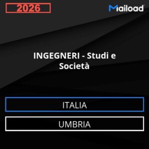 Base de datos de correo electrónico INGENIEROS – Consultas Y Empresas ( Umbria - Italia)