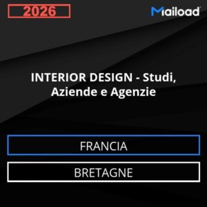 Database Email INTERIOR DESIGN – Studi, Aziende e Agenzie (Bretagne – Francia)