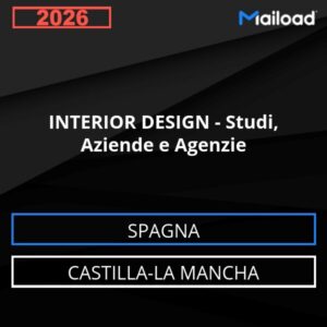 Database Email INTERIOR DESIGN – Studi, Aziende e Agenzie (Castilla-La Mancha – Spagna)