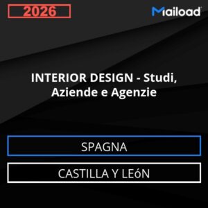 Database Email INTERIOR DESIGN – Studi, Aziende e Agenzie (Castilla y León – Spagna)