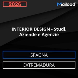 Database Email INTERIOR DESIGN – Studi, Aziende e Agenzie (Extremadura – Spagna)
