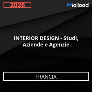 Base de Datos de Correo Electrónico INTERIOR DESIGN – Studi, Aziende e Agenzie (Francia)