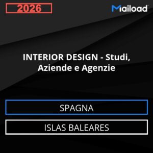 Database Email INTERIOR DESIGN – Studi, Aziende e Agenzie (Islas Baleares – Spagna)