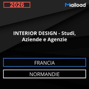 Database Email INTERIOR DESIGN – Studi, Aziende e Agenzie (Normandie – Francia)