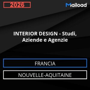 Database Email INTERIOR DESIGN – Studi, Aziende e Agenzie (Nouvelle-Aquitaine – Francia)