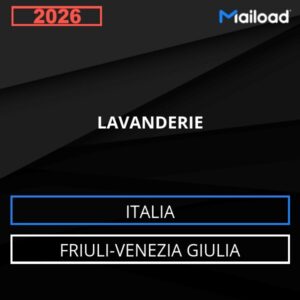 Base de datos de correo electrónico LAVANDERÍAS ( Friuli-Venezia Giulia - Italia)