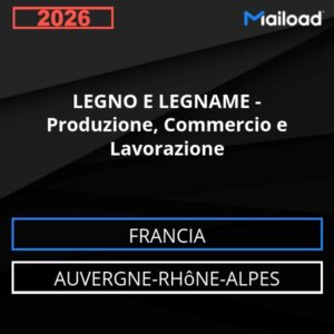 Database Email LEGNO E LEGNAME – Produzione, Commercio e Lavorazione (Auvergne-Rhône-Alpes – Francia)