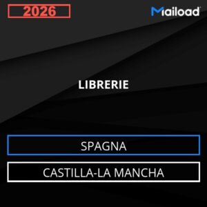 Base de datos de correo electrónico LIBRERÍAS (Castilla-La Mancha – España)