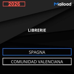 Base de datos de correo electrónico LIBRERIE ( Comunidad Valenciana – Spagna )